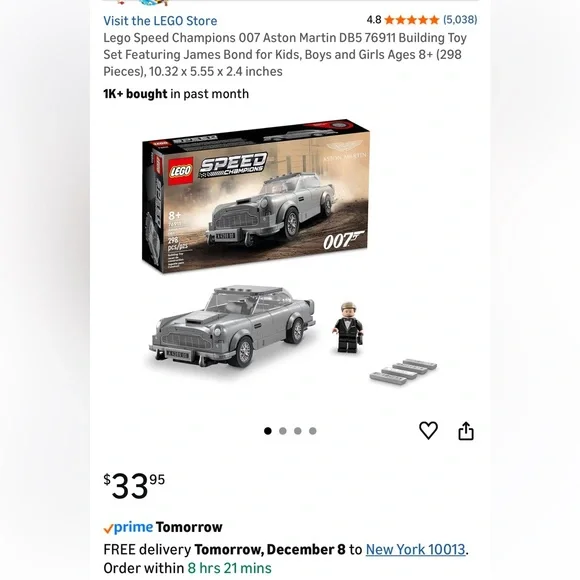 LEGO Speed Champions 007 Aston Martin DB5 - Picture 5 of 9